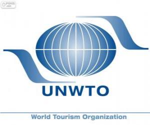 yapboz Dünya Turizm Örgütü UNWTO logosu